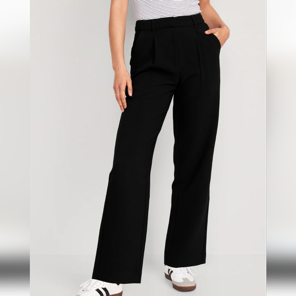 NWT Old Navy Women's Black Wide-Leg Pants Size Medium